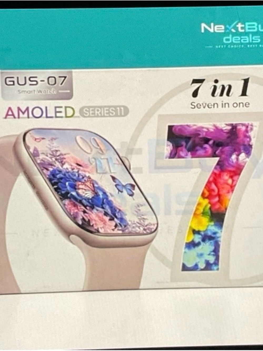 Series 11 AMOLED Smart Watch - 7 wrist bands